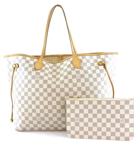 louis vuitton clutch white|neverfull louis vuitton.